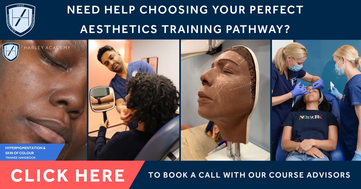 Book A Call with Harley Academy Aesthetics Training Course Advisors for Personalised Advice