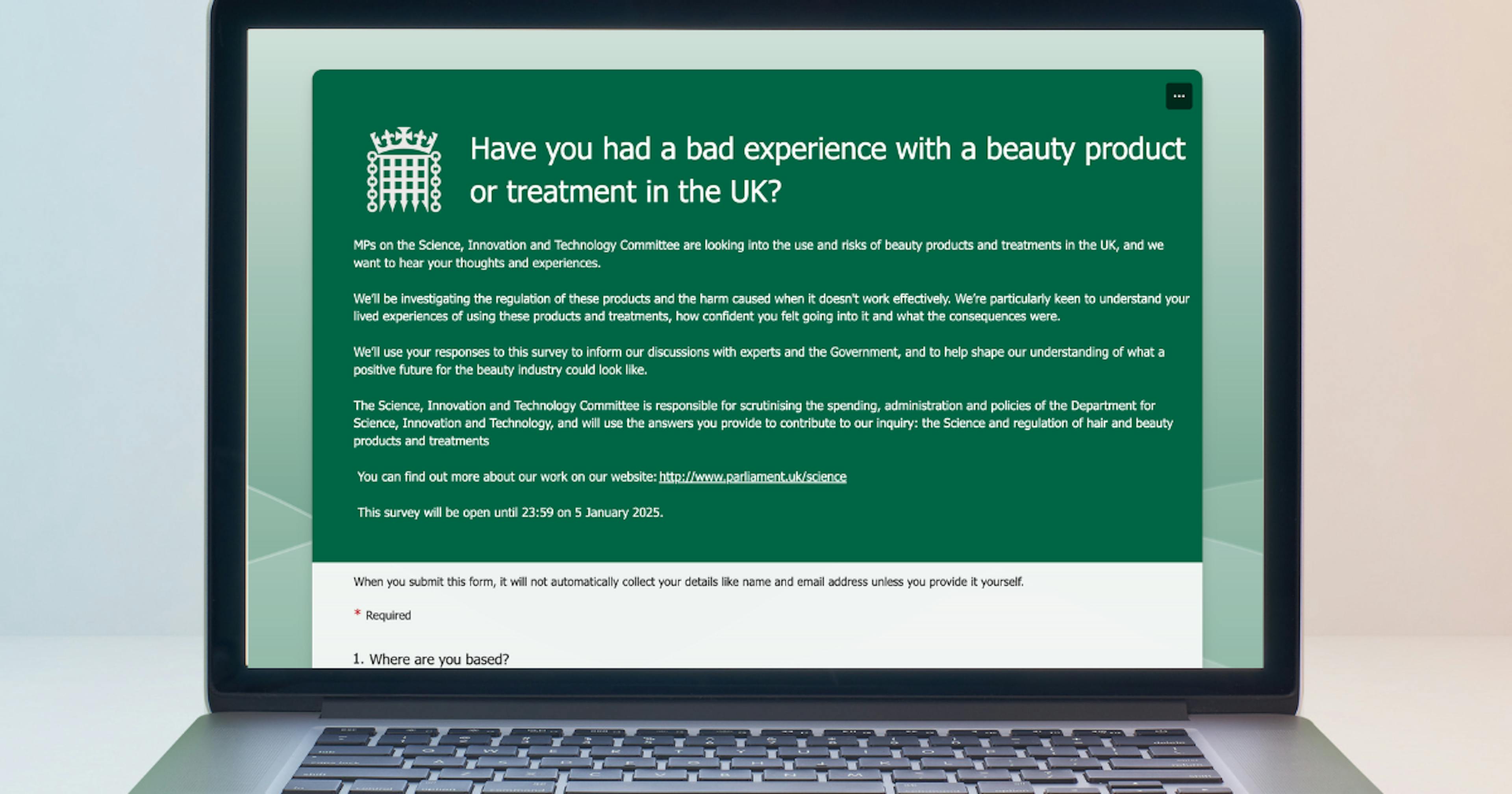 UK Aesthetics Regulation Patient Survey