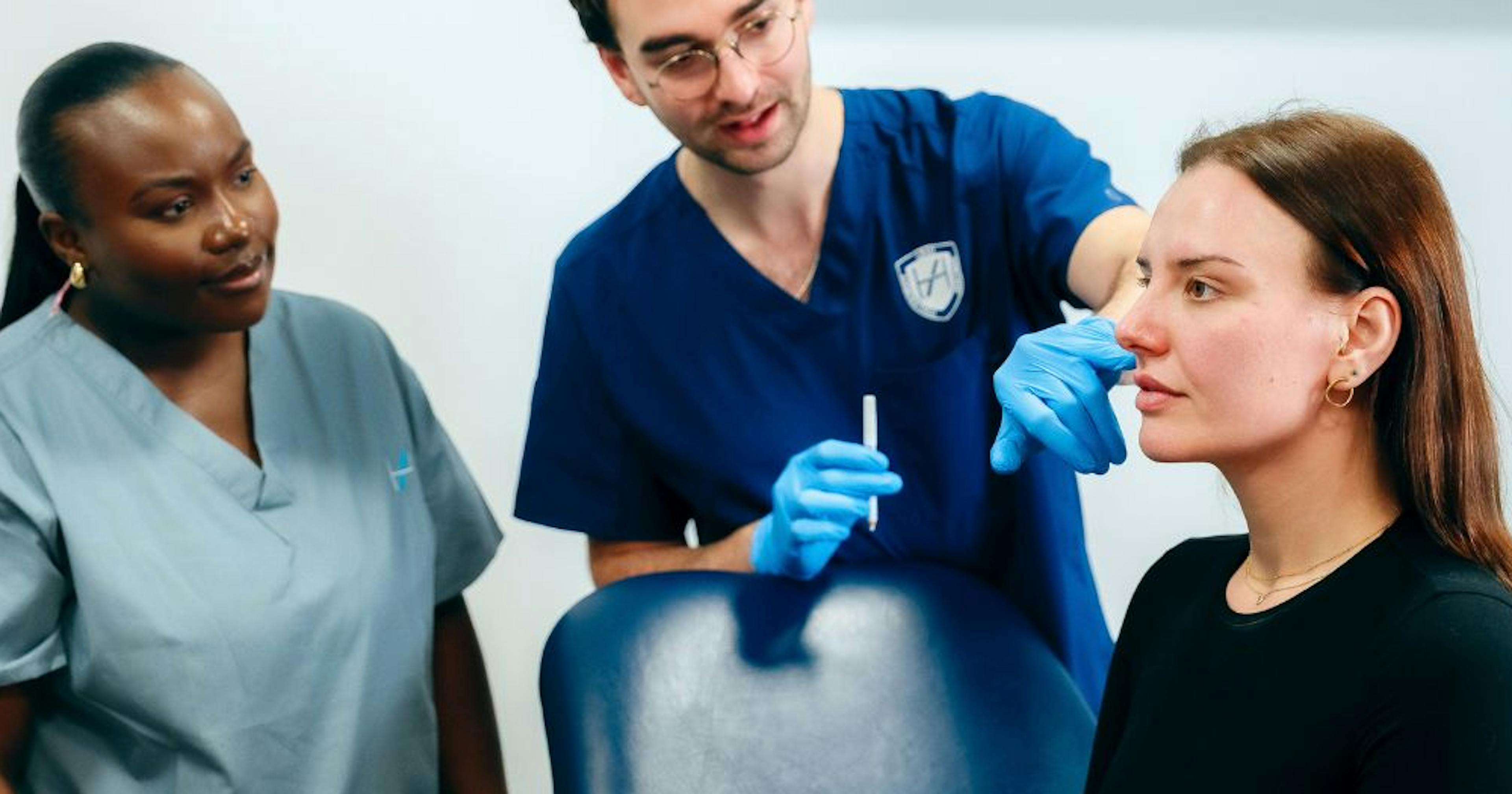 Level 7 Diploma Mentoring at Harley Academy - Facial Assessment