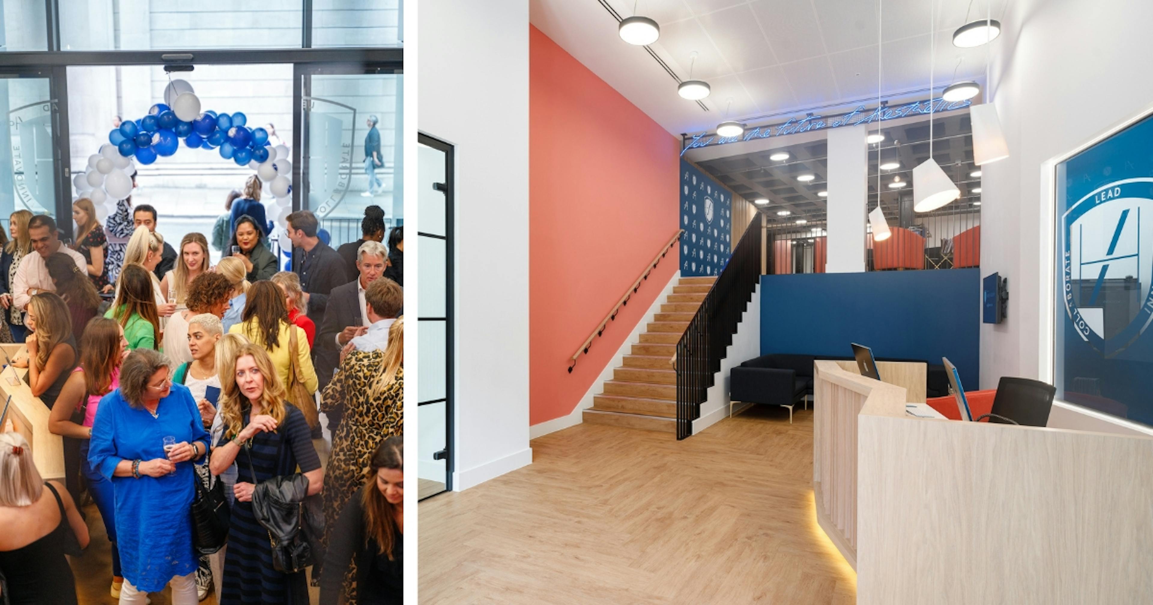 Harley Academy Threadneedle Street City of London Reception Venue Hire for Aesthetics Events, Launches and Parties