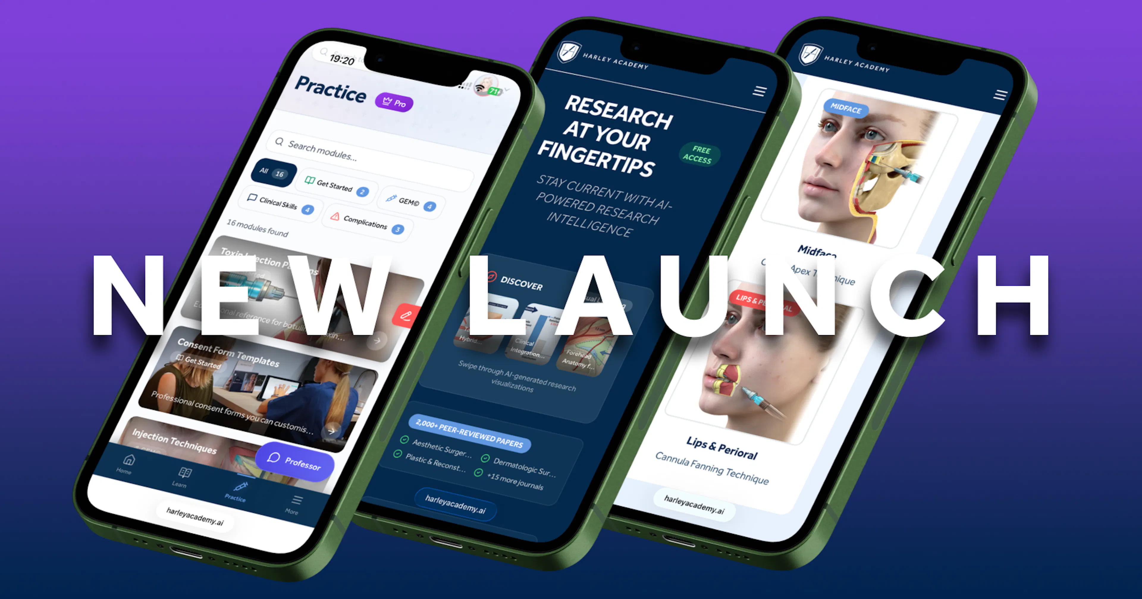 Harley Academy launches Aesthetics Learning System evidence-based AI-powered aesthetic education app for medical professionals