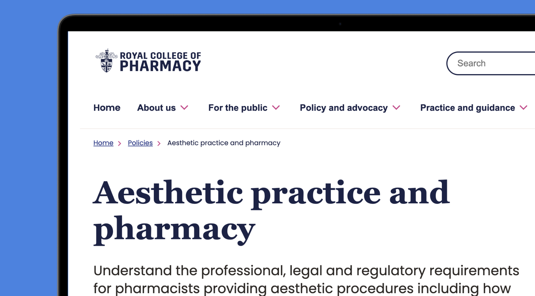 Requirements for Aesthetics Training for Pharmacists UK