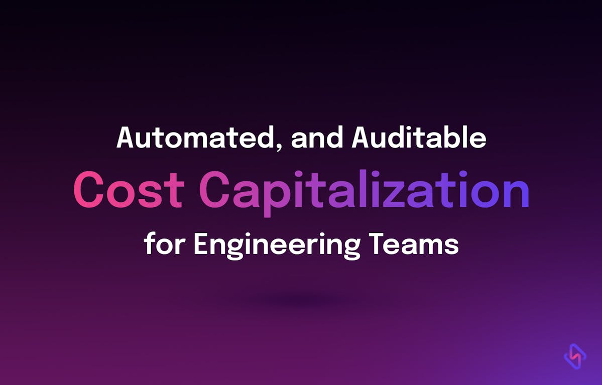 Automating Software Capitalization for Engineering Teams with Hatica