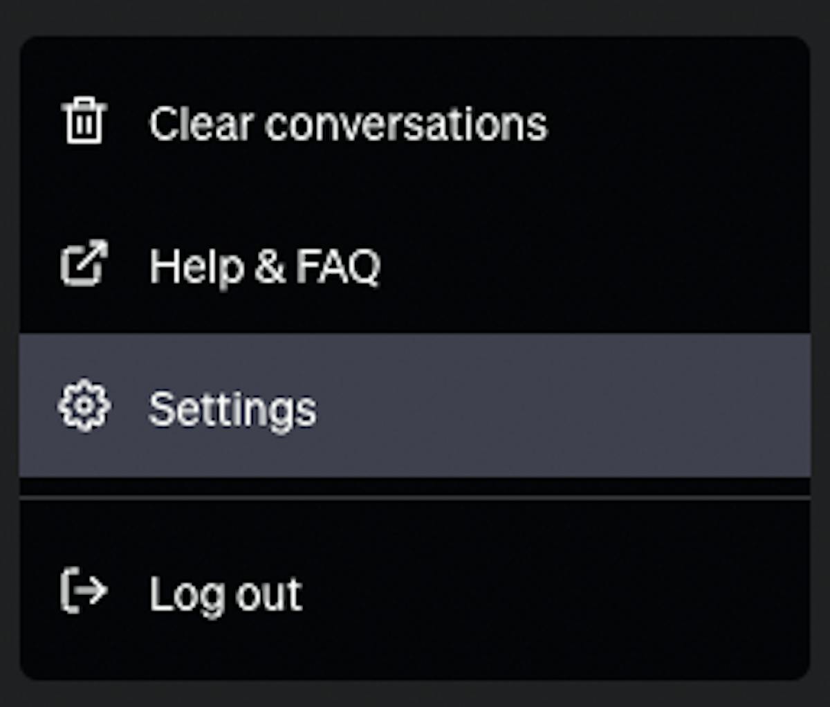 ChatGPT plugin settings
