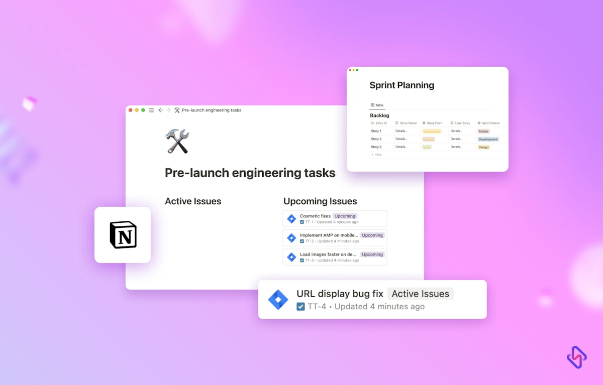 Jira Templates from Notion for Project Management