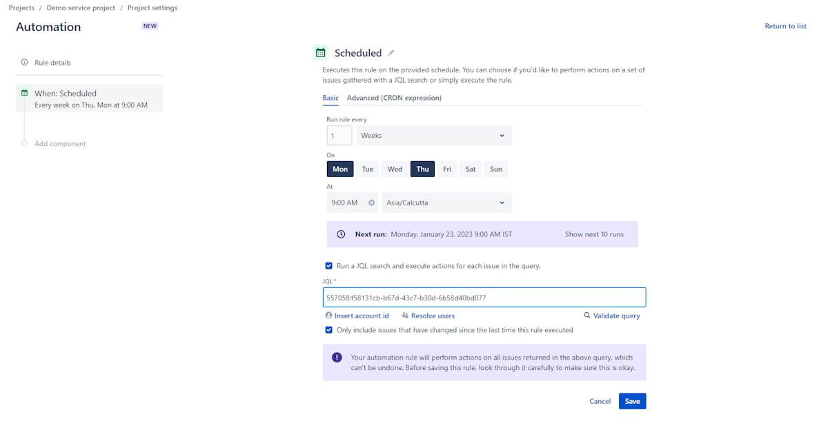 Automated Ticket Closure in Jira Service Management