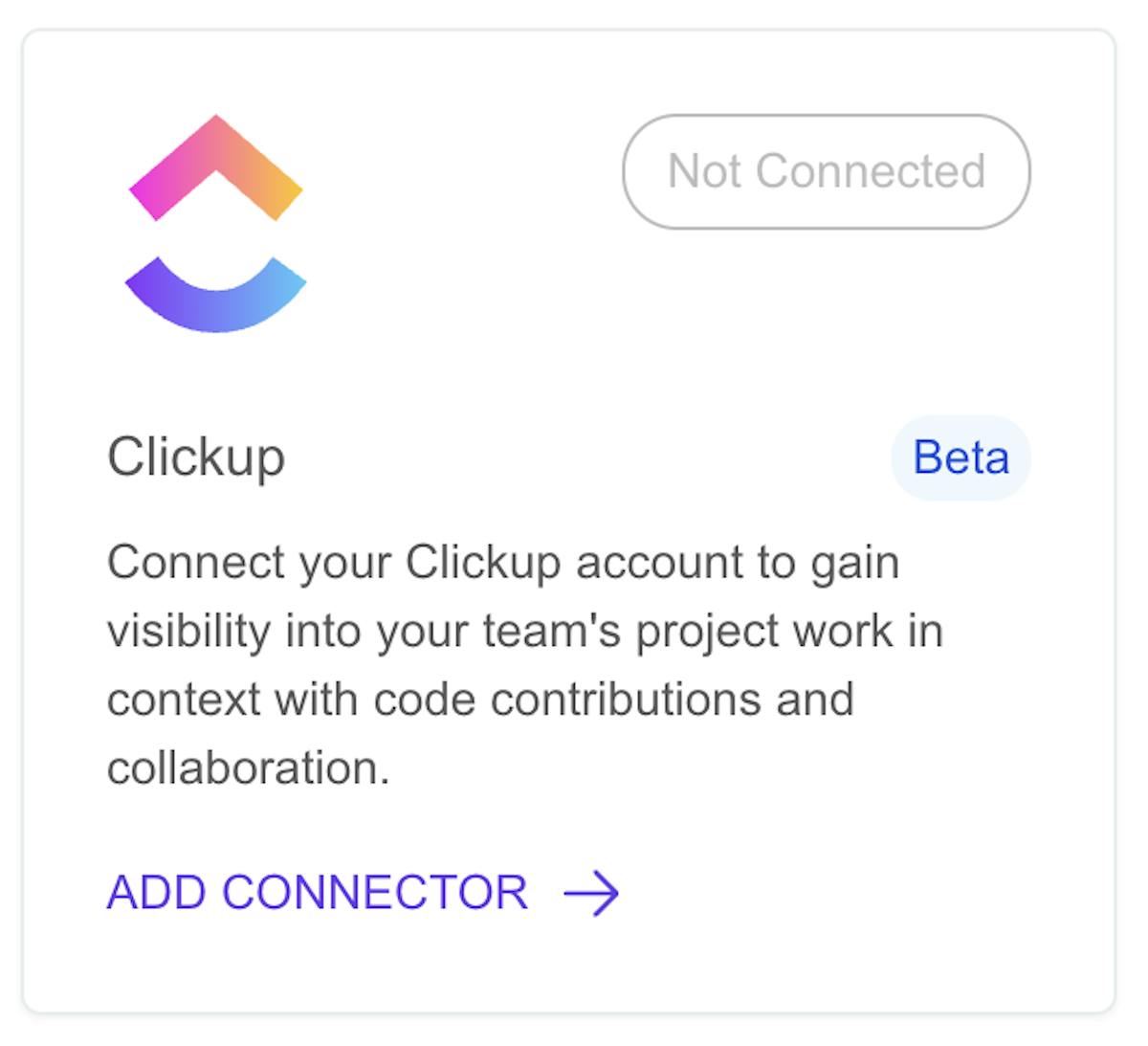 Add Clickup Connector
