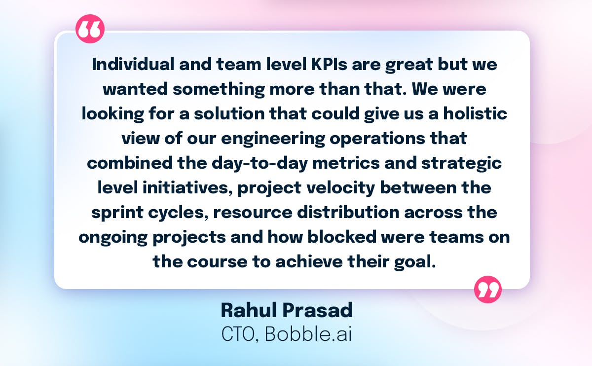 How Bobble.ai scaled using Hatica's engineering management platform