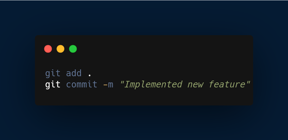 Commit your changes to the feature branch