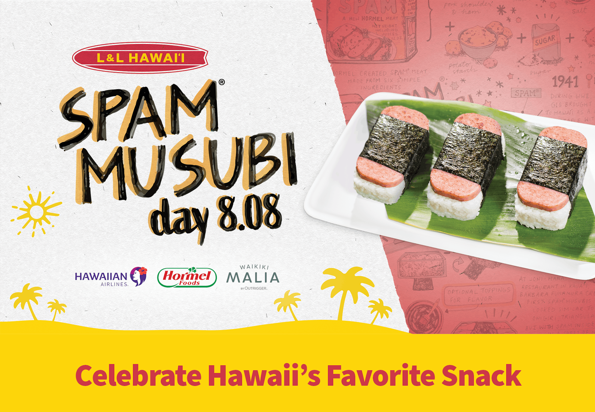 National SPAM® Musubi Day L&L Hawaiian Barbecue