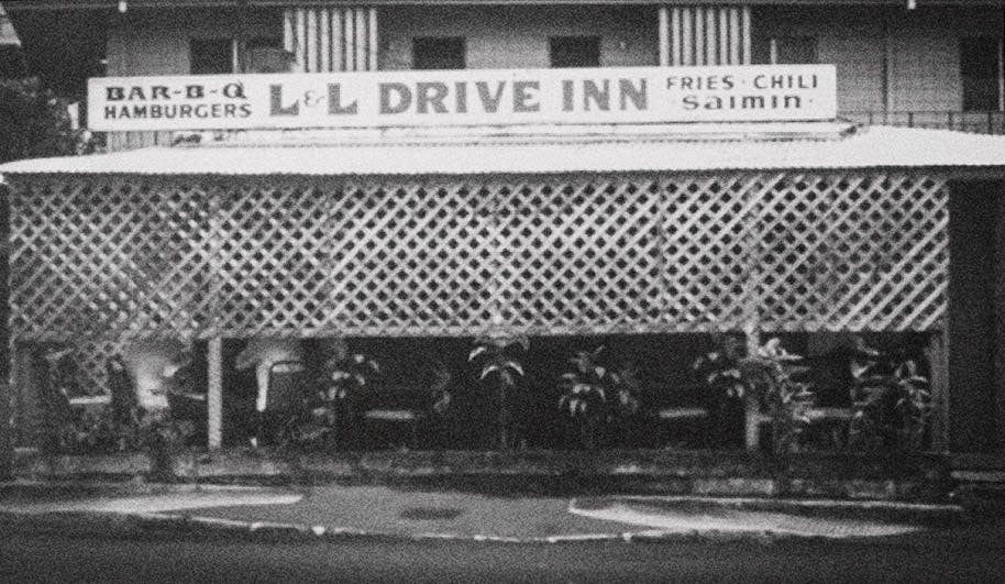 Historical image of L&L Liliha location