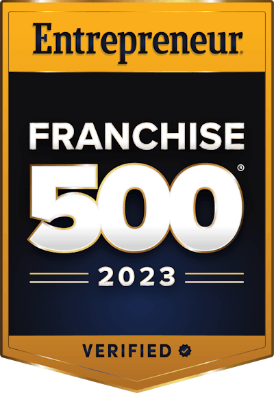 Entrepreneur Franchise 500 - Ranked #1 in category (2023)