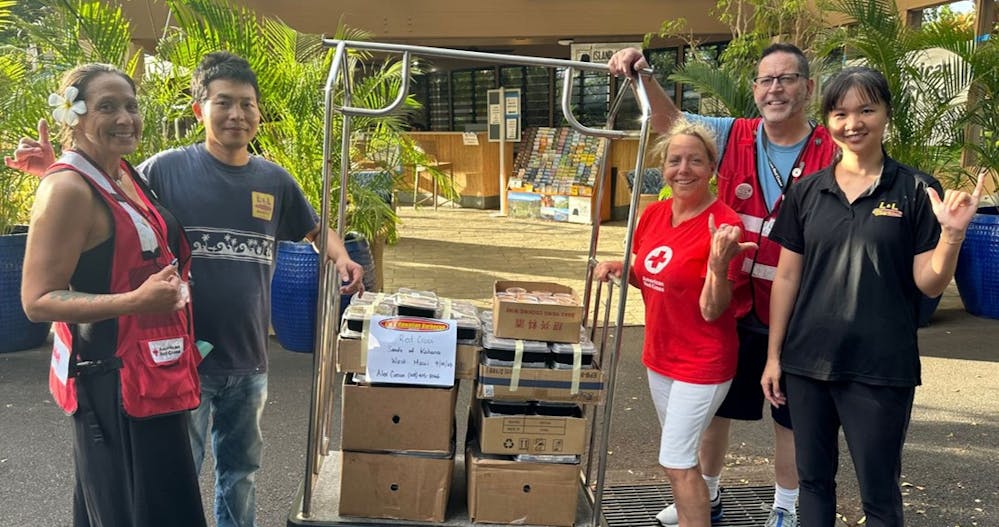Love For Lahaina - Purchase A Meal delivery to Sands of Kahana with the Red Cross Hawaii