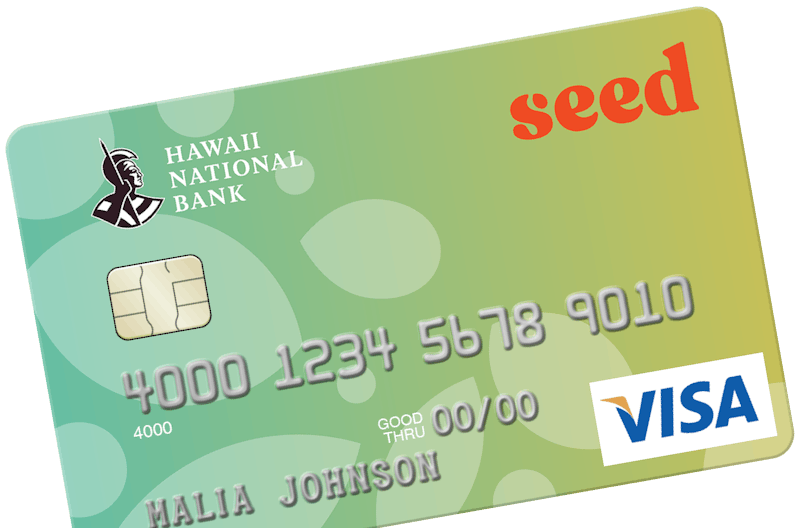 Hawaii National Bank VISA Seed Debit Card