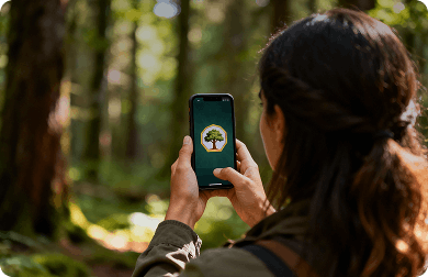 Woodland Wellbeing Challenge Badge