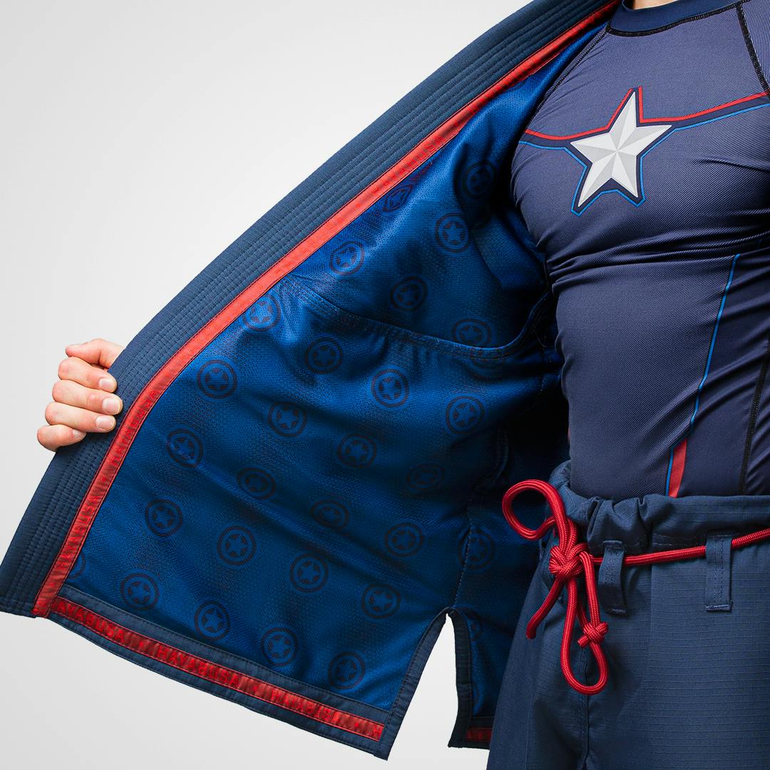 Hayabusa Captain America Jiu Jitsu Gi - Picture 7 of 8