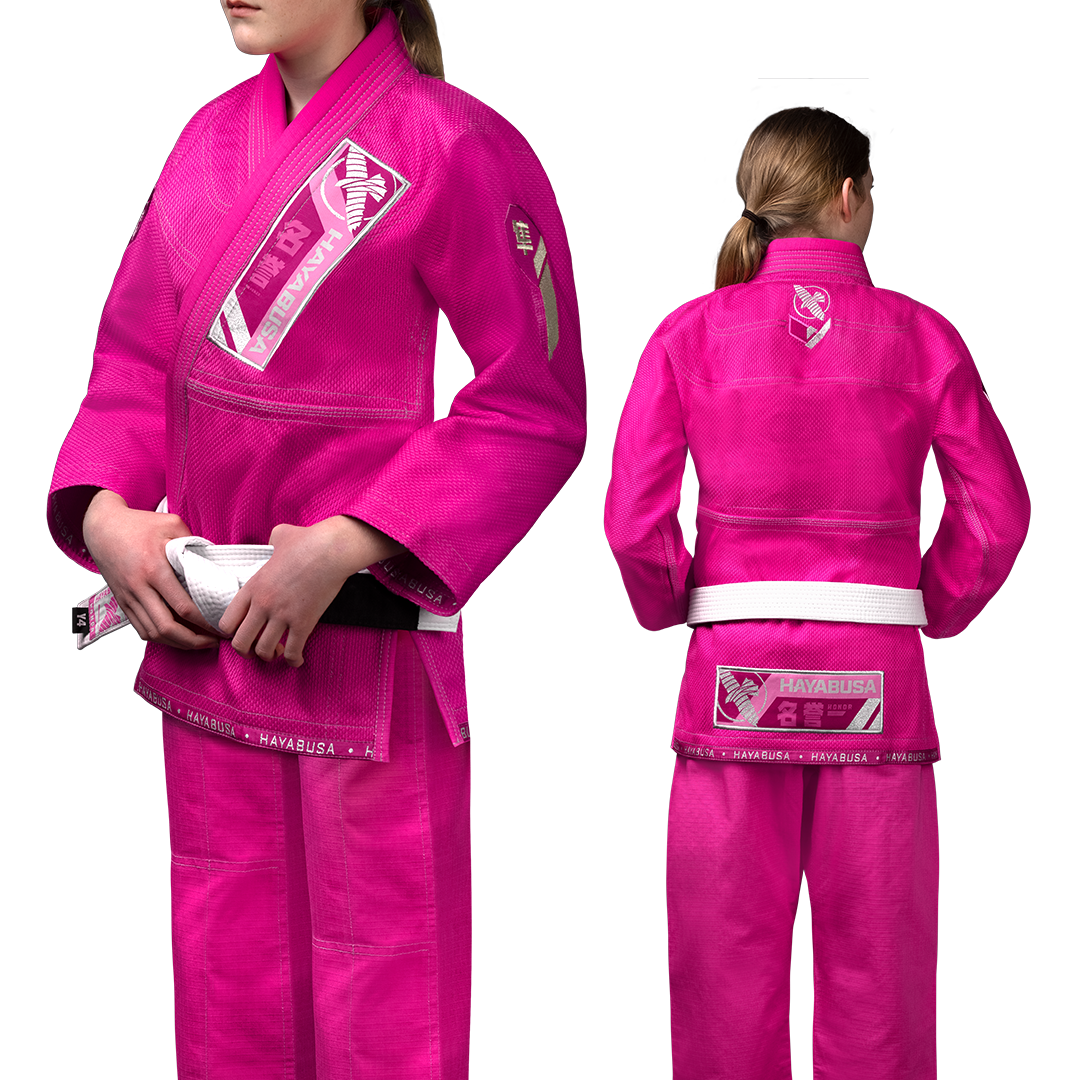 Hayabusa Ascend Youth Jiu Jitsu Gi Pink