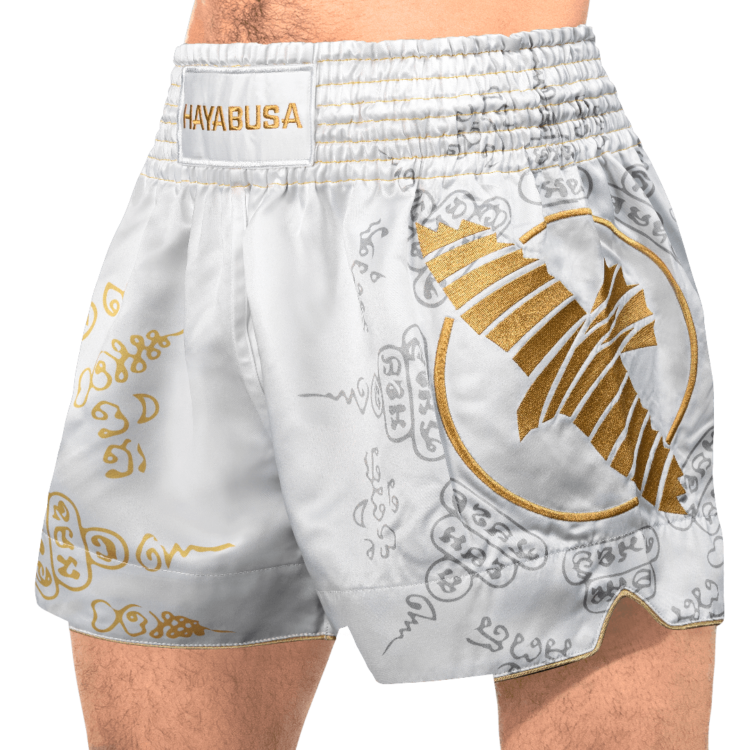 Falcon Muay Thai Shorts White