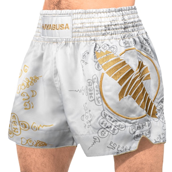 Falcon Muay Thai Shorts White