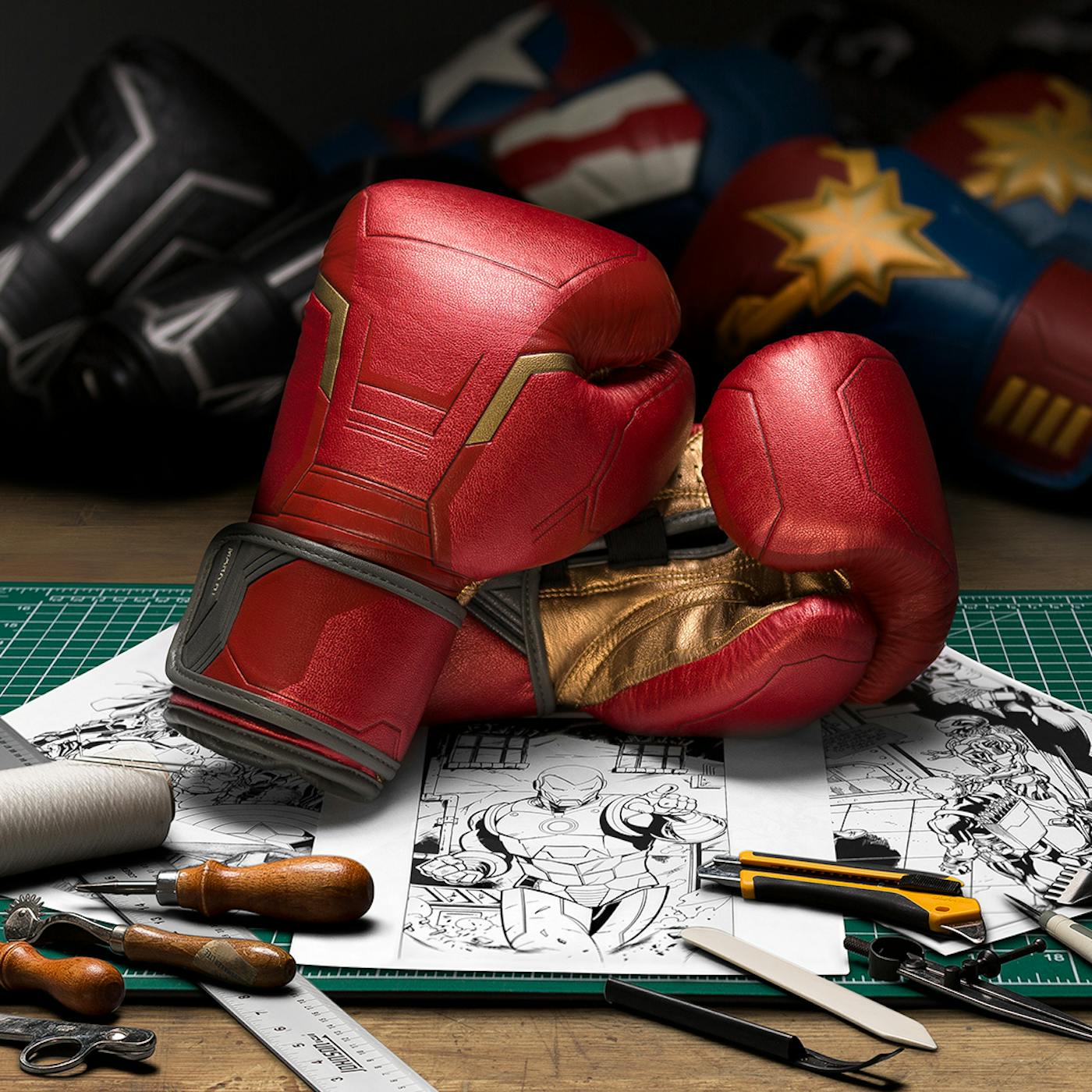 Marvel Boxing Equipment: Hayabusa Iron Man Boxing Gloves