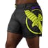 Black/Neon Hayabusa Icon Mid-Thigh Fight Shorts - Main shot
