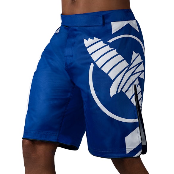 Blue/White Icon Fight Shorts - Main