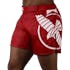 Red/White Hayabusa Icon Mid-Thigh Fight Shorts - Main shot