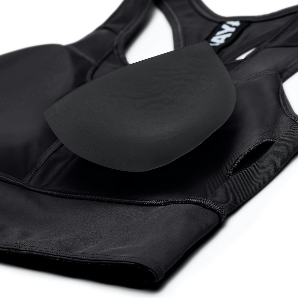 Victorias Secret VSX Size 32DD Black Zip Up Front Sports Bra Gym