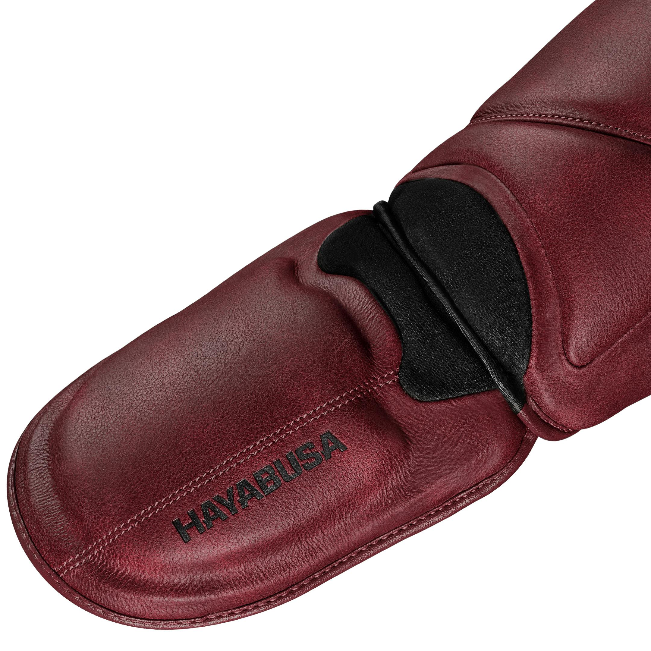 Hayabusa T3 LX Shin Guards Luxurious Leather • Hayabusa