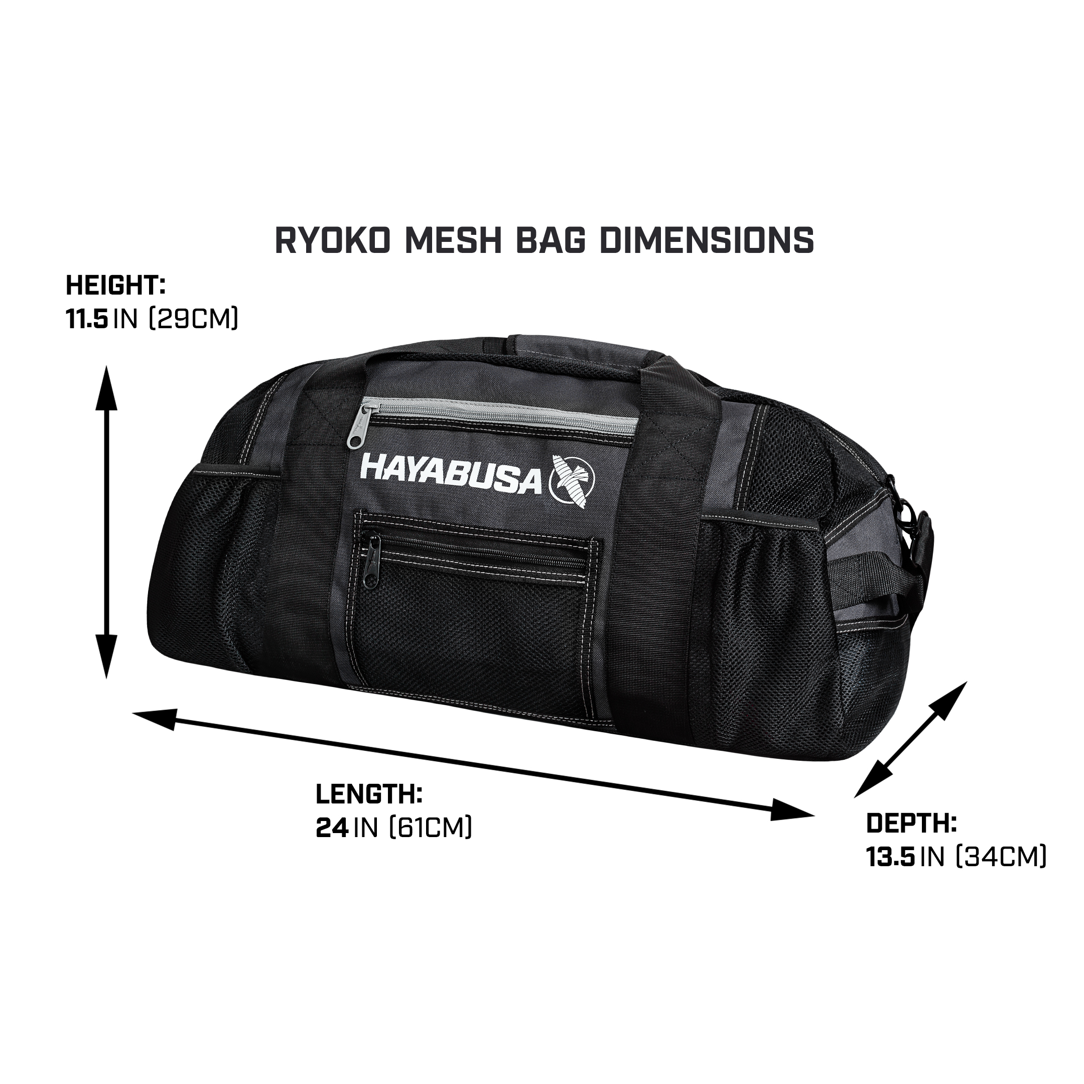 Hayabusa ryoko mesh duffel hotsell gear bag