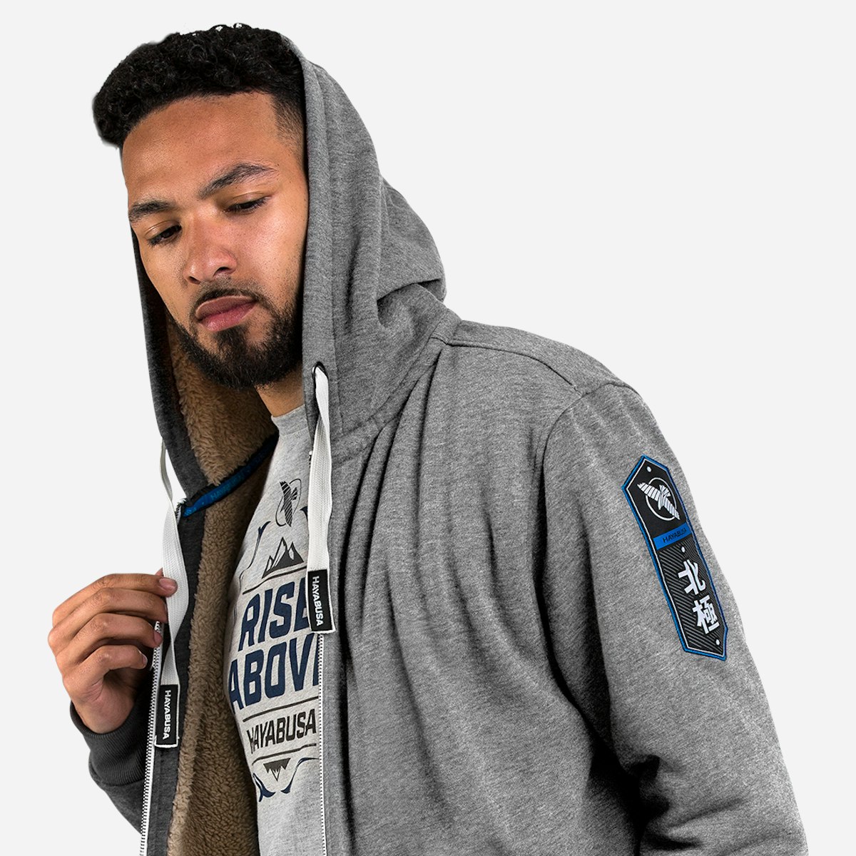 Heavyweight 2025 grey hoodie
