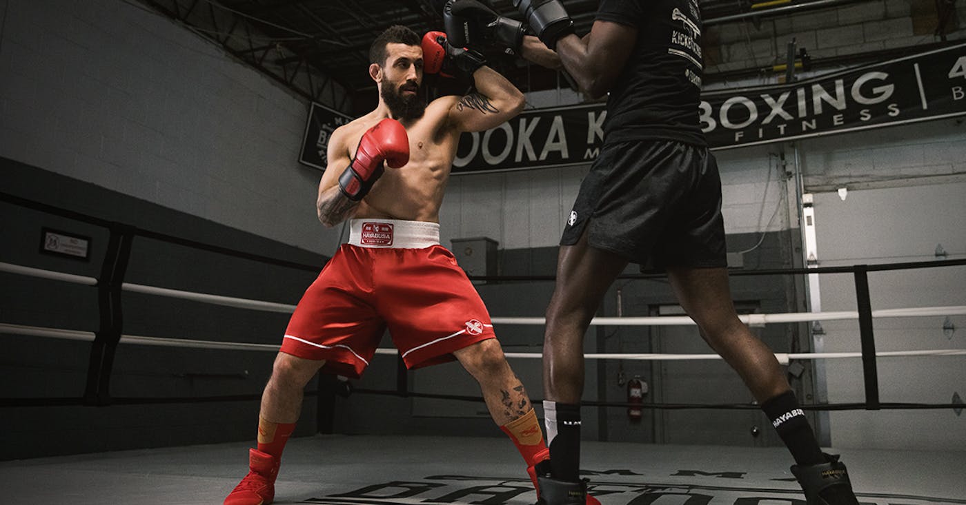 Wide stance: feet apart for agility and power