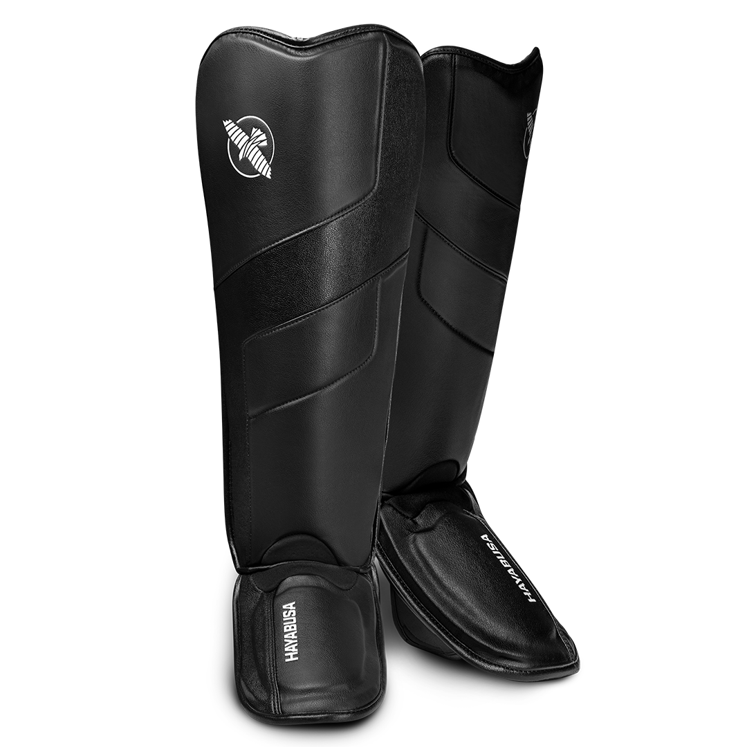Hayabusa T3 Full Back Shin Guards | Kickboxing & Muay Thai • Hayabusa