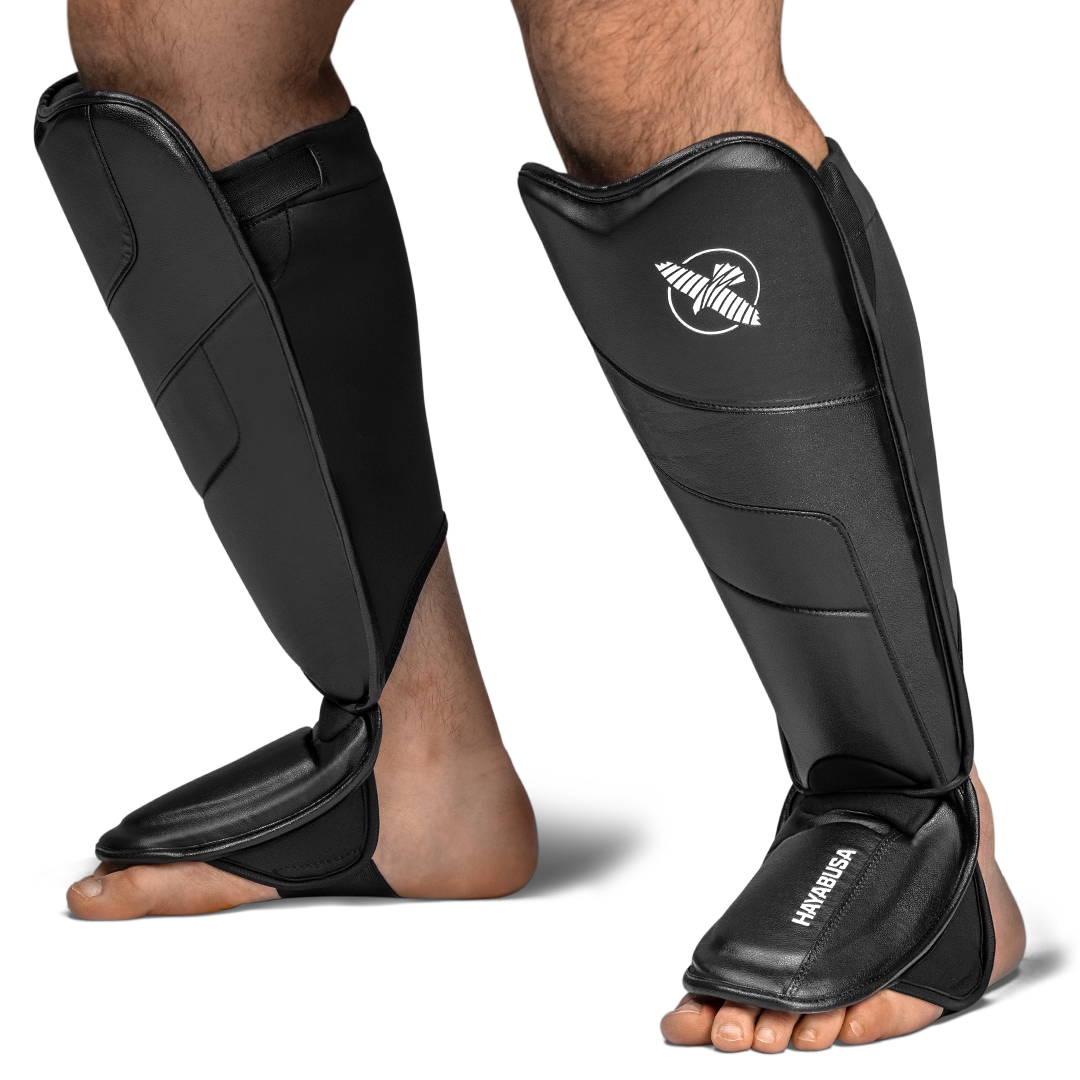 hayabusa t3 full back shin guards