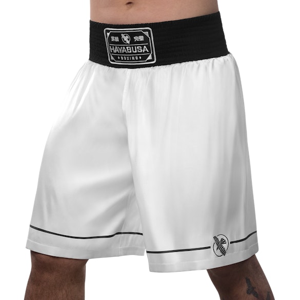 Pro Boxing Shorts, Trunks, White