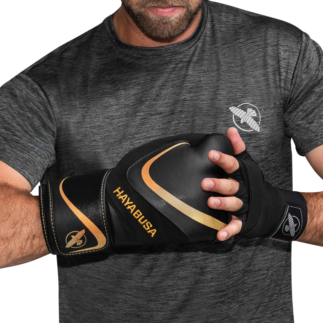 hayabusa black and gold gloves