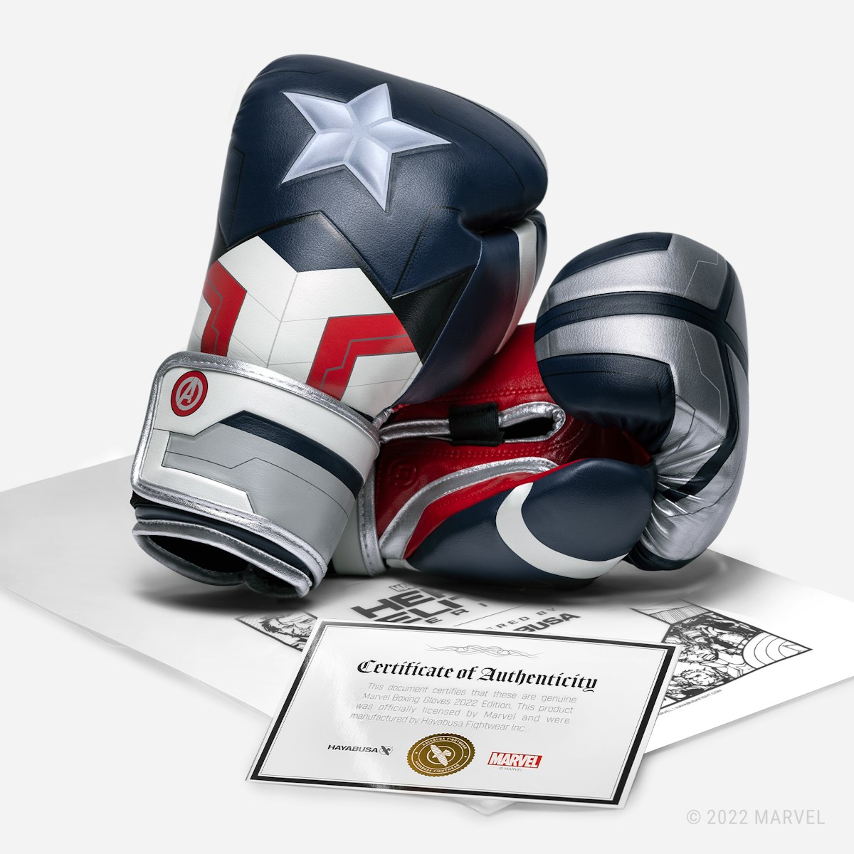 Captain America (Sam Wilson) Boxing Gloves | Marvel Hero Elite 