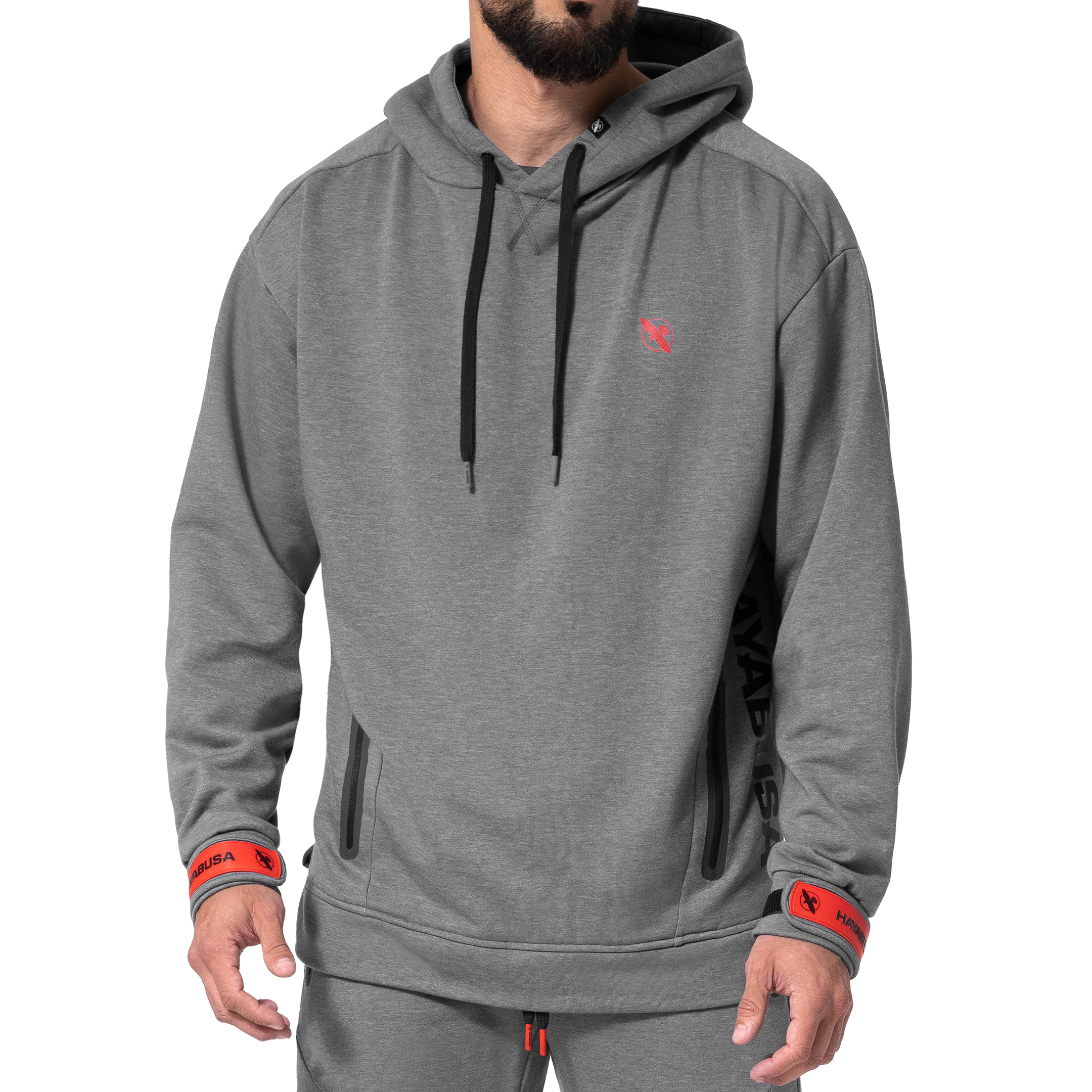 Hayabusa Men s Midweight Pullover Hoodie Dark Heather Grey 2X Large