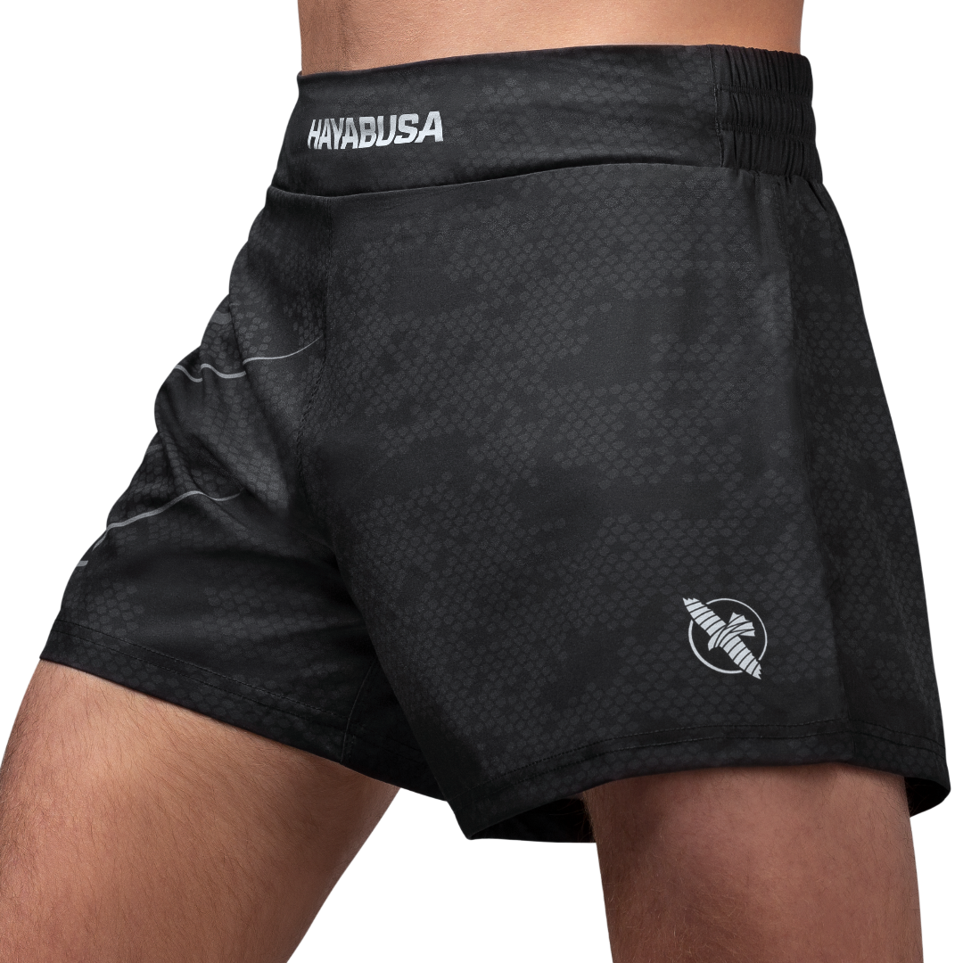 Arrow Kickboxing Fight Shorts Black
