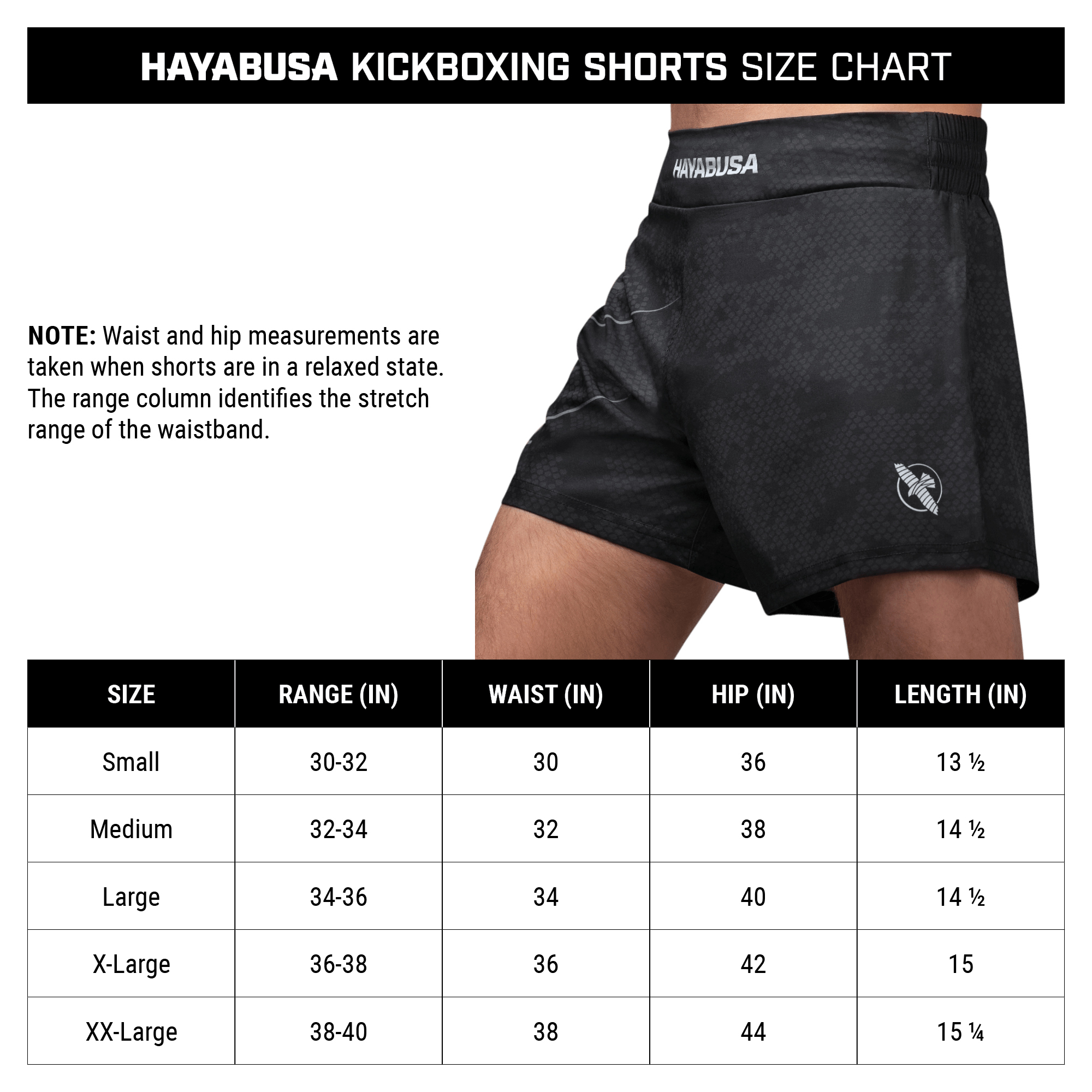 Hayabusa Arrow Kickboxing Shorts 