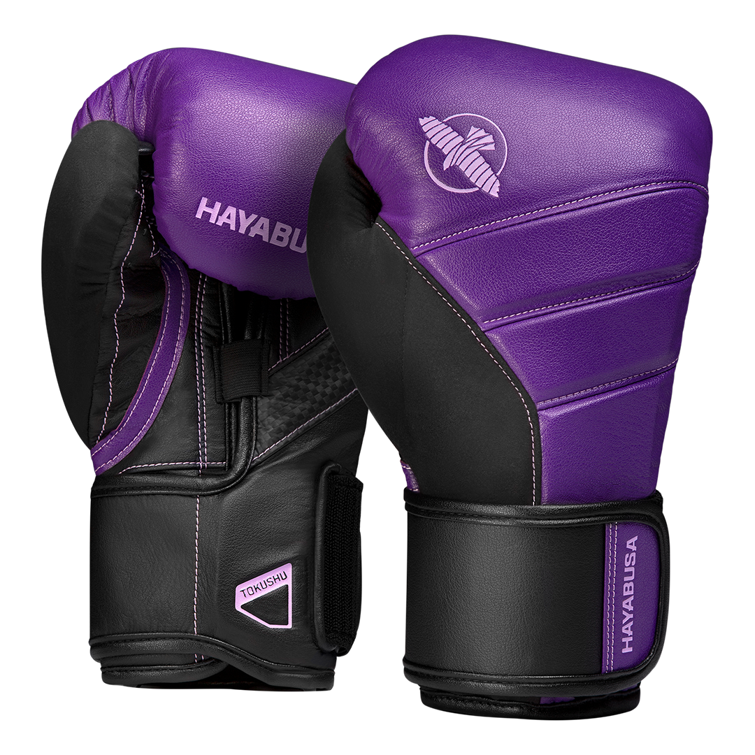 T3 Boxing Gloves Purple & Black