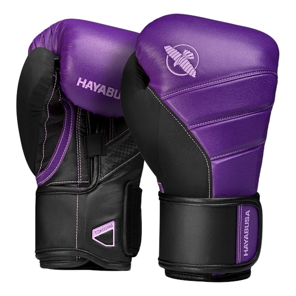 T3 Boxing Gloves Purple & Black
