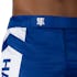 Blue/White Hayabusa Icon Mid-Thigh Fight Shorts - outer waist details