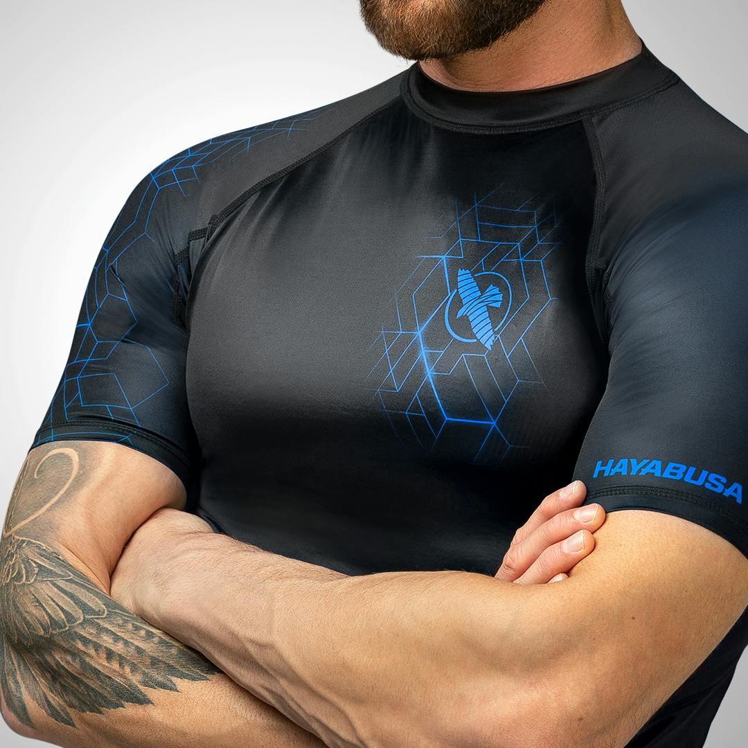 Hayabusa Geo Short Sleeve Rash Guard - Picture 13 of 22