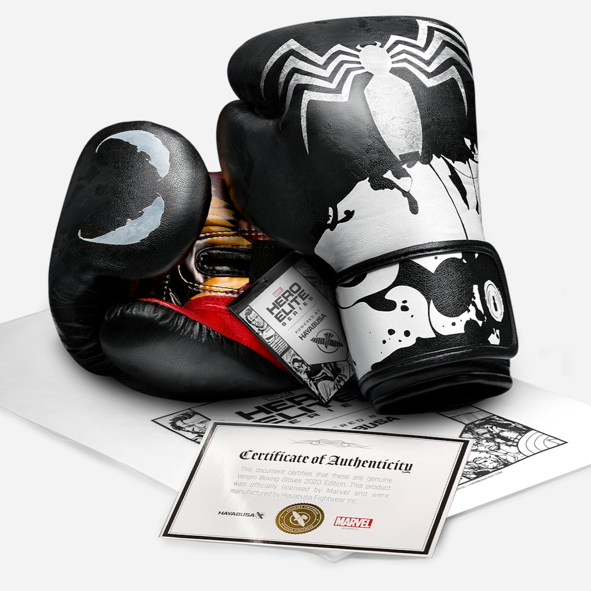 Venom Boxing Gloves Marvel Hero Elite Hayabusa