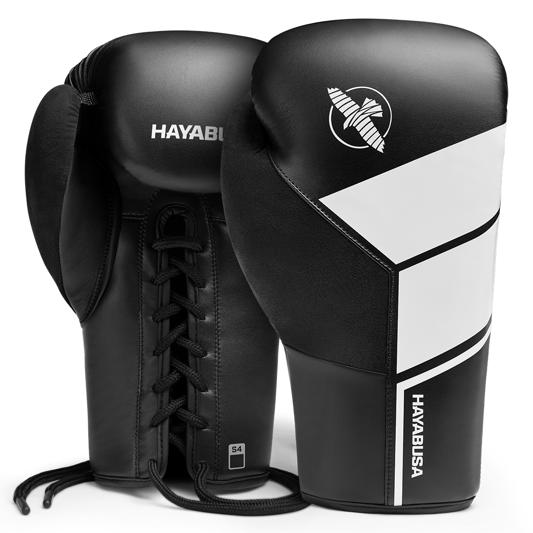 Hayabusa S4 Lace Up Boxing Gloves Lace Training Gloves • Hayabusa