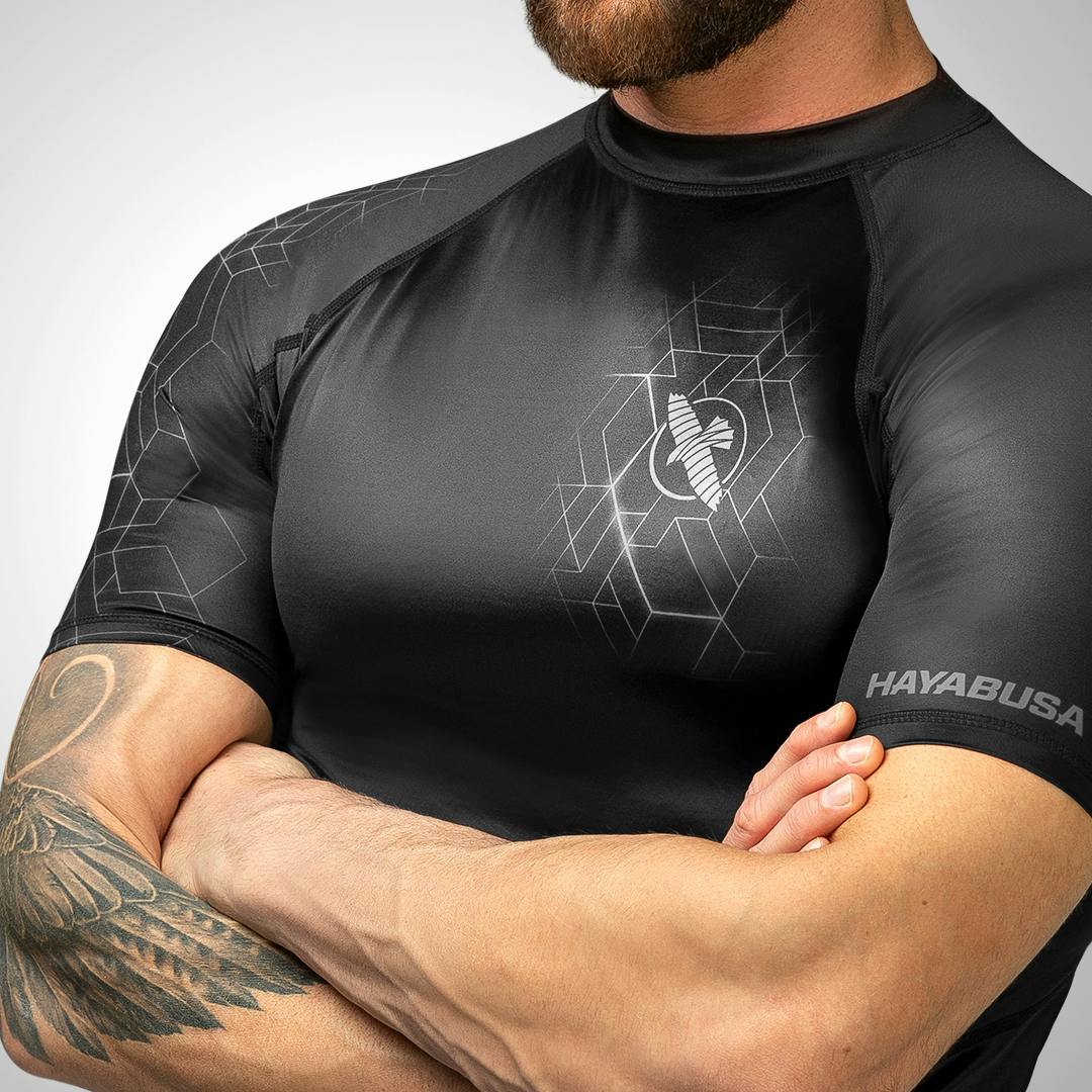 Hayabusa Geo Short Sleeve Rash Guard - Picture 6 of 22