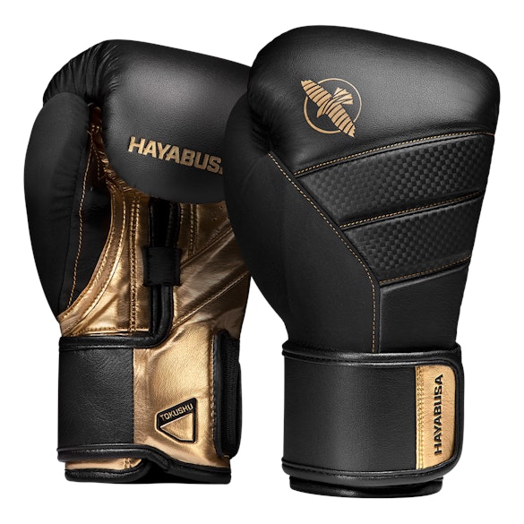 T3 Boxing Gloves Black & Gold