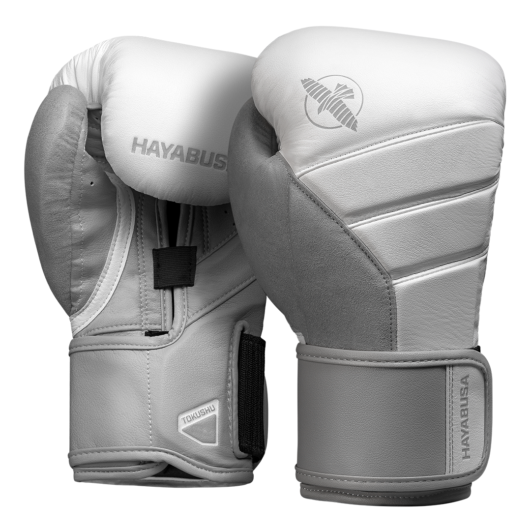T3 Boxing Gloves White & Grey