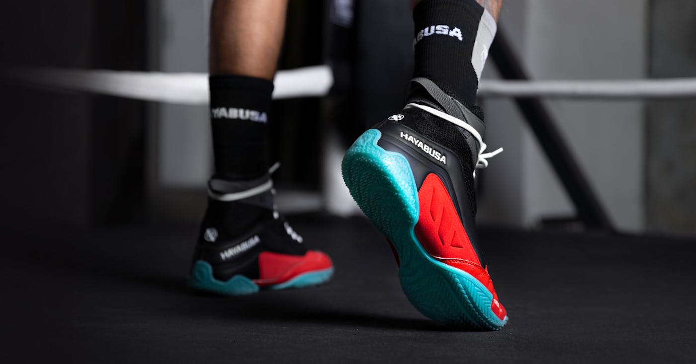 Hayabusa Talon Boxing Shoes, High-top boxing shoes with long-lasting durability